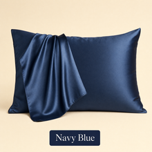 Mulberry Silk Pillowcase in Navy Blue