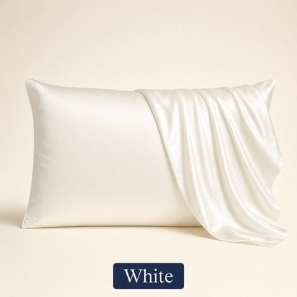 Mulberry Silk Pillowcase in White