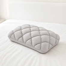Marshmallow Puff Pillow in Grey