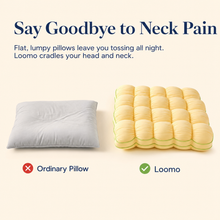 Pineapple Cloud Pillow easing morning neck pain